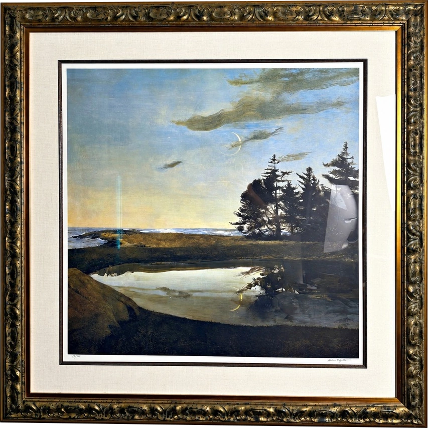 Andrew Wyeth JUPITER Pencil Signed Limited Edition 18/300 Framed