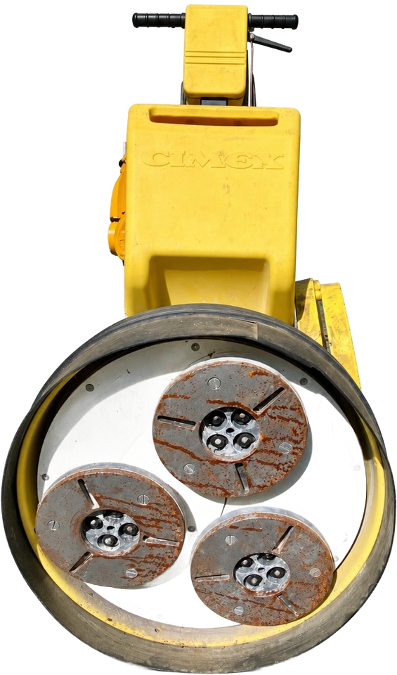 Cimex CR48/DF floor grinder/polisher with diamond tooling