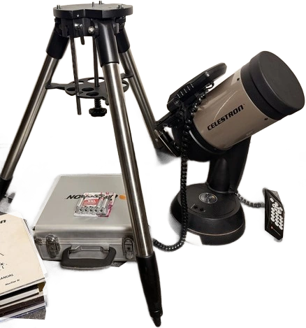 Celestron NexStar 5i 5in GoTo telescope with tripod, hard case, 5 Plossls, 2x Barlow, 5 books